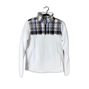 Vera Bradley Teddy Fleece Half-Zip Pullover XS NEW‎